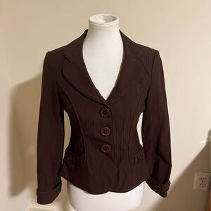 Vintage Nanette Lepore Brown Blazer Size 4